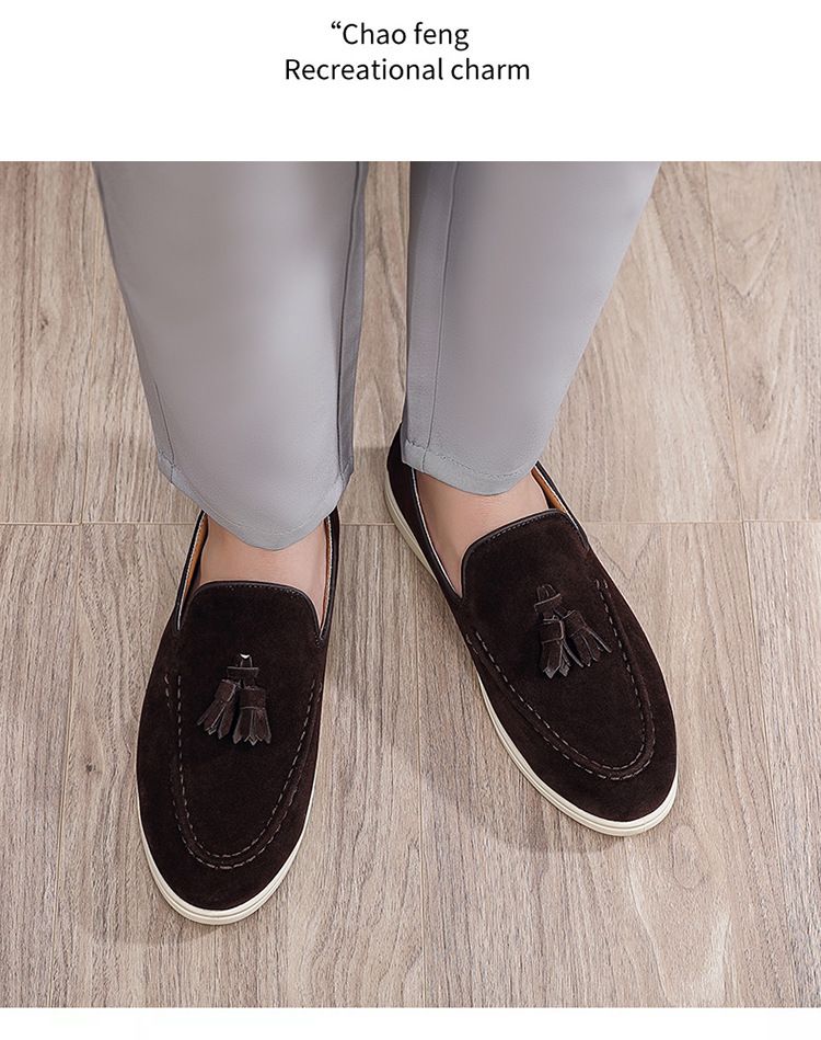 2025 New Casual Loafers For Men British Style Slip-On Moccasins Breathable Comfortable Versatile Soft Sole_voghion.com