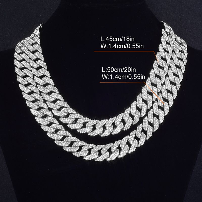 Unisex Sieraden Mode Witgoud Acht Harten en Acht Pijlen Enkele Diamant Zircon Hanger Ketting_voghion.com