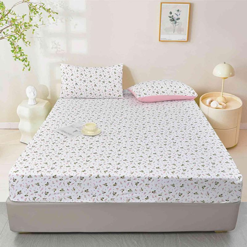 Roślina i Kwiat Wzór Trzyczęściowy Prześcieradło Cyfrowy Druk Pościeli Zestaw Dla Dorosłych I Dzieci_voghion.com