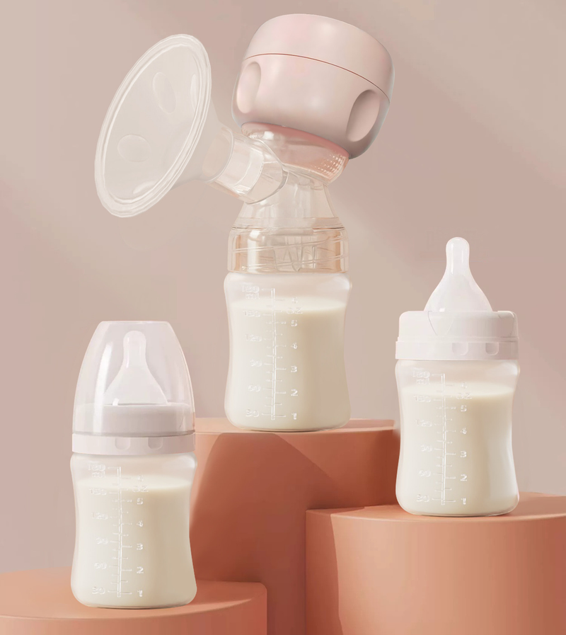 Borstkolven Draagbare massage-lactatie-apparaat Volledig automatische geïntegreerde melkextractor Zwangere vrouwen Postpartum grote zuigkracht Elektrische borstkolf_voghion.com