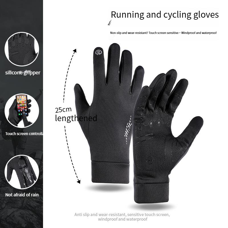 Guanti leggeri da escursionismo e ciclismo – Impermeabili, touchscreen e antiscivolo per uomo e donna (paio) – Vestibilità elasticizzata per sentieri e spostamenti urbani_voghion.com