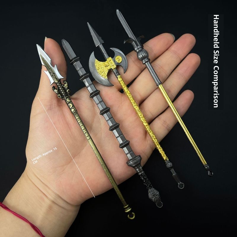 Metallpfeil-Modellset der chinesischen legendären Helden – Krieger der Tang-/Sui-Dynastie und „Reise in den Westen“, Sammlerstück_voghion.com