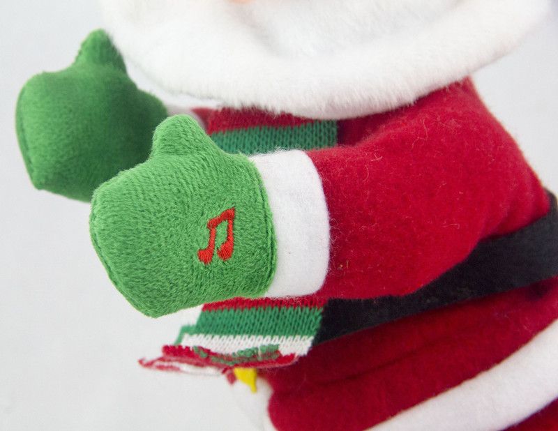 Dancing & Singing Santa Claus Plush Toy - Interactive Christmas Decoration With Shaking Butt For Kids & Holiday Parties_voghion.com