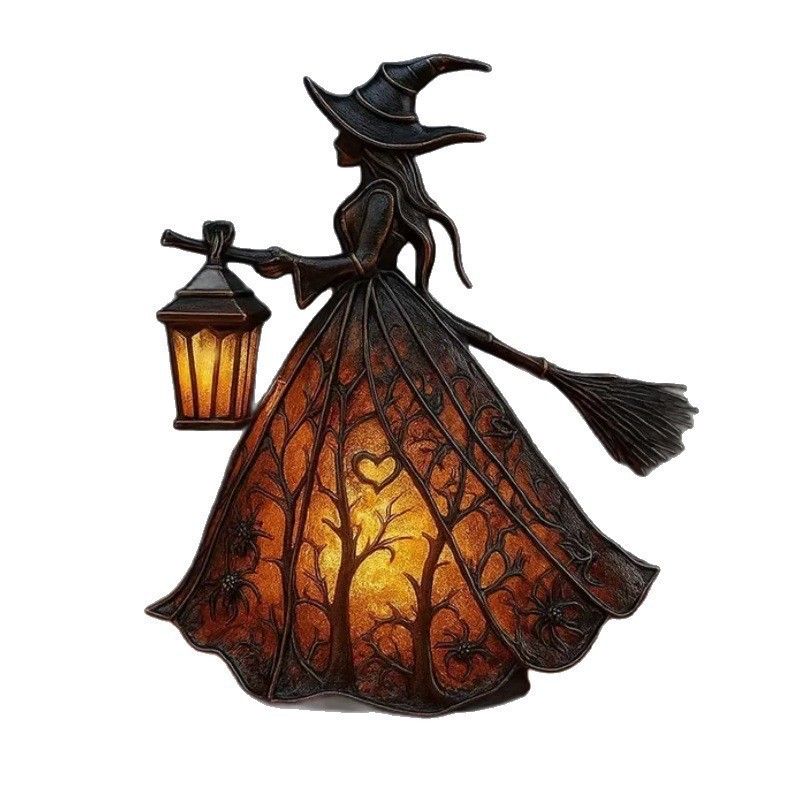 Nuova lampada da tavolo da scrivania con decorazione di Halloween e strega_voghion.com