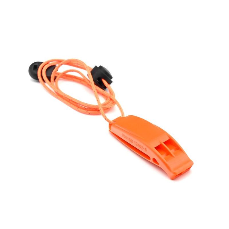 Outdoor Notfall Dual Frequenz Überleben Anti-Lost Clip Arc Hoher Ton Pfeife_voghion.com