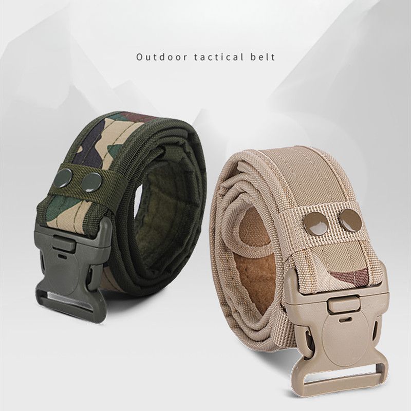 Professionele outdoor tactische canvas heren Special Forces camouflage duurzame multifunctionele nylon riem_voghion.com