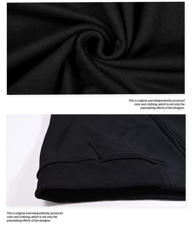Oversized vår og høst tynn sesongbasert løs pluss størrelse hettegenser med glidelås tykk herre yttertøy 8XL_voghion.com