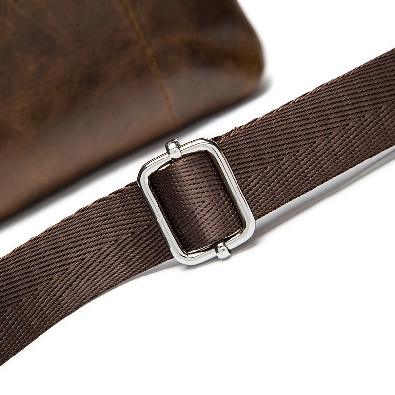Umhängetasche Herren Schultertasche aus echtem Leder mit Klappe Kleine männliche Umhängetaschen für Männer_voghion.com
