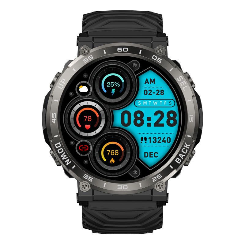 S56 Smart Heart Rate Blood Pressure Monitoring Outdoor Sports Bluetooth Call Watch_voghion.com