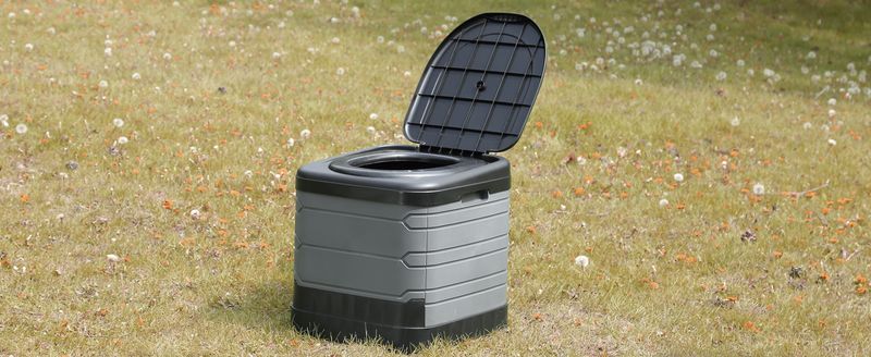 Toilettes portables mises à jour pour le camping Toilettes de voyage pliantes extra larges Toilettes de camping Toilettes portables pour adultes Toilettes de voiture Toilettes de camp Toilettes extérieures_voghion.com