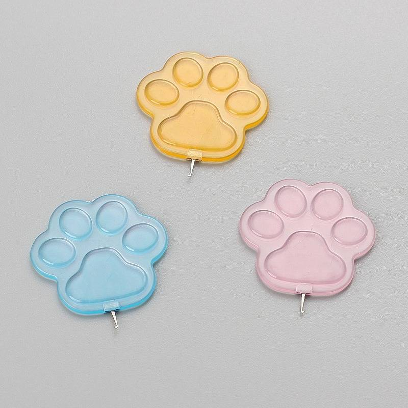 Enhebrador de agujas con forma de pata de gatito, accesorios de costura cruzada, paquete de 5 unidades_voghion.com