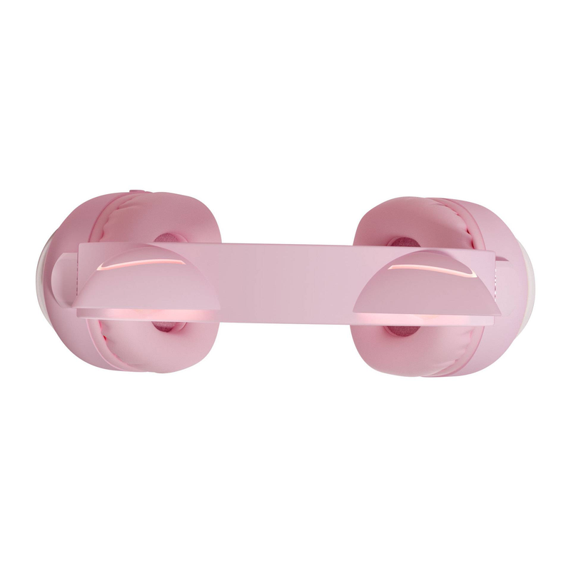 Novo fone de ouvido bluetooth com faixa de cabeça fofa, fone de ouvido bluetooth luminoso para jogos, aprendizado, jogos, crianças, sem fio, presente_voghion.com
