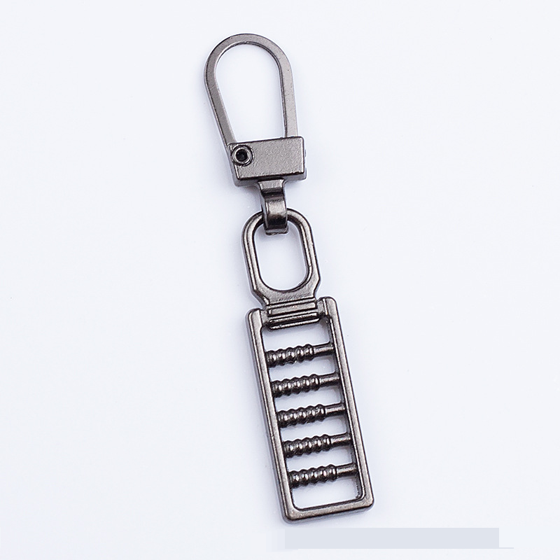 Cerniera in metallo rimovibile Testa per vestiti Borsa per cerniera Testa Accessori Copripiumino di ricambio universale Scarpa Pezzo di trazione con piccolo foro Testa_voghion.com