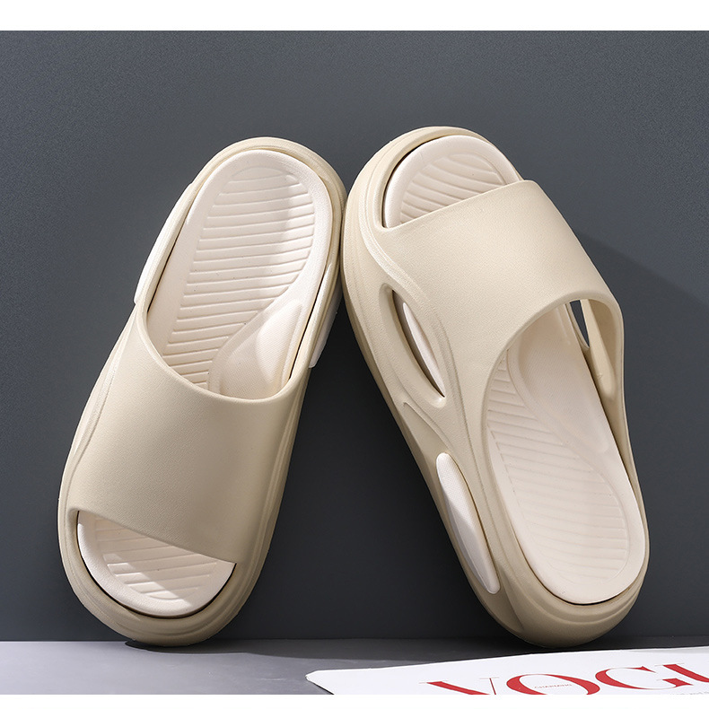 Men's And Women's Thick Sole Non-slip Increase Flip-flops Casual Fashion Soft Sole Beach Sandals Men_voghion.com