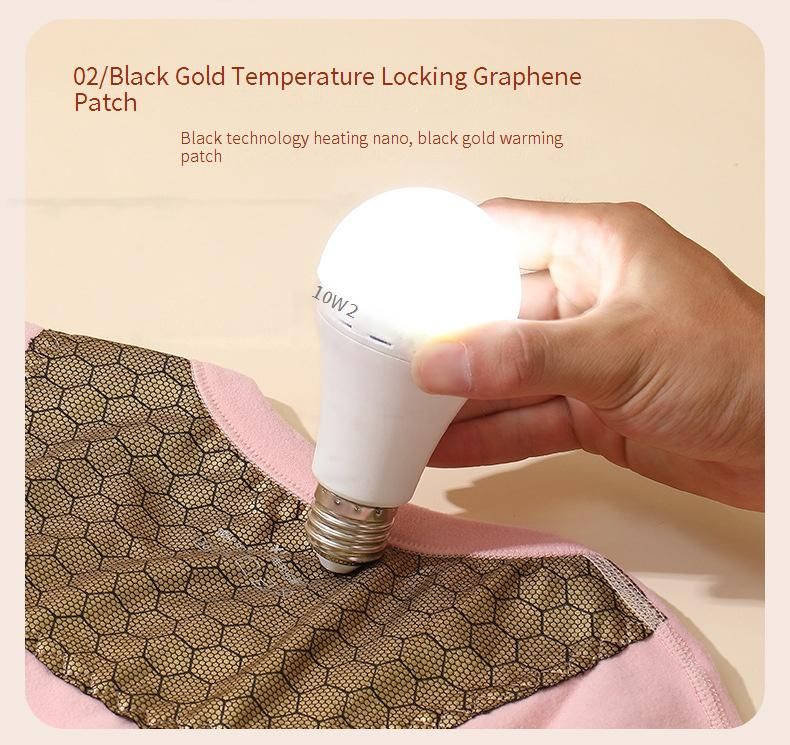 Black-Gold Graphene Thermal Underwear Set (Slim-Fit Base Layer, Far-Infrared Heat Tech, Dual-Layer Construction For Men & Women)_voghion.com