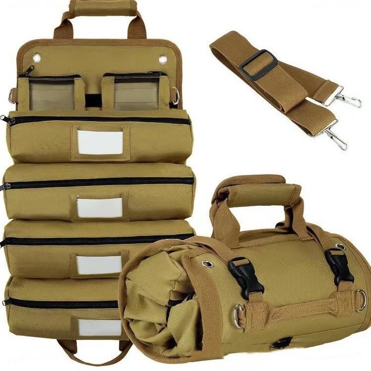 Werkzeugtasche aus Oxford-Gewebe, multifunktionale Aufbewahrungstasche mit großem Fassungsvermögen für Werkzeuge_voghion.com