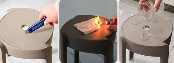 New Plastic Thickened Home Use Extra Thick Modern Simple Stackable Comfortable High Round Stool Bench_voghion.com