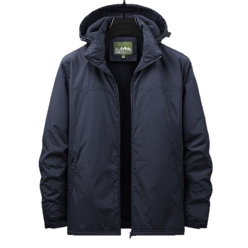 Herren-Ladejacke, wasserdicht, winddicht, für die Arbeit, Freizeitjacke, Herrenbekleidung, Baumwolljacke_voghion.com