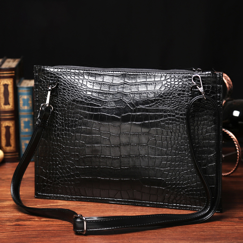Top Quality Crocodile Men's Clutch Large Capacity Wallet and Designer Brand Business Bag and 2023 New in PU Leather_voghion.com