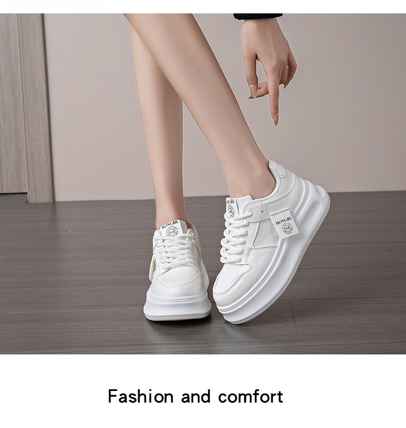 Scarpette bianche per bambini, ragazze, studenti, tempo libero, sport, scarpe da tavola versatili, tiro da strada_voghion.com
