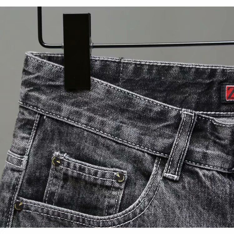 Herrenbekleidung Zerrissene Jeansshorts Herren Sommer Retro Modemarke Distressed Shorts Persönlichkeit Bettlerhose Vielseitige Herrenhose_voghion.com