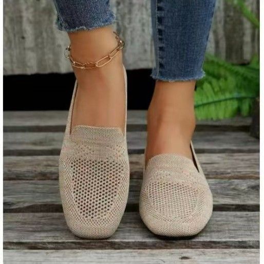2025 Frühling Große Flache Einzelne Für Frauen, Ein Fuß Casual Schuhe Waren_voghion.com