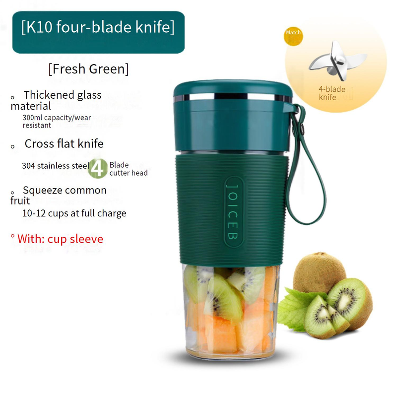 Frullatore portatile senza fili - Mini frullatore elettrico per la casa e il dormitorio, frullatore ricaricabile e compatto_voghion.com