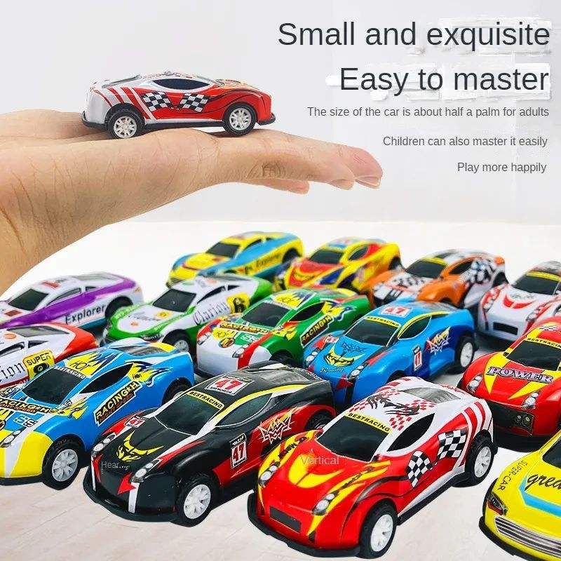 6.8CM Mini Plastic Daquan Toy Car Model Small Size Diecast Tractor Toy For Children For Boys And Huili Engineering Car_voghion.com