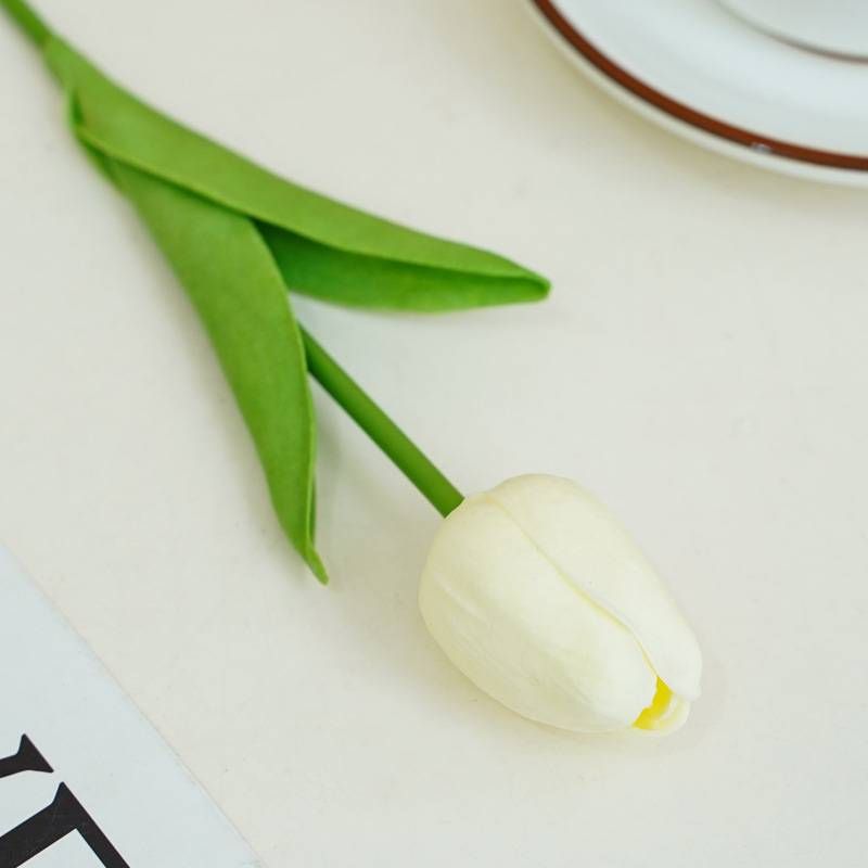 PU Tulip Transfrontaliero Fornitura Fiori Artificiali Decorazione per la Casa Bouquet da Sposa MW54102_voghion.com