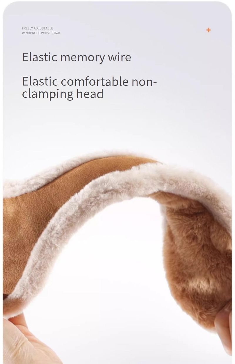 Paraorecchie invernali unisex – Scaldaorecchie pieghevoli foderati in pile con fascia regolabile per uomo e donna_voghion.com