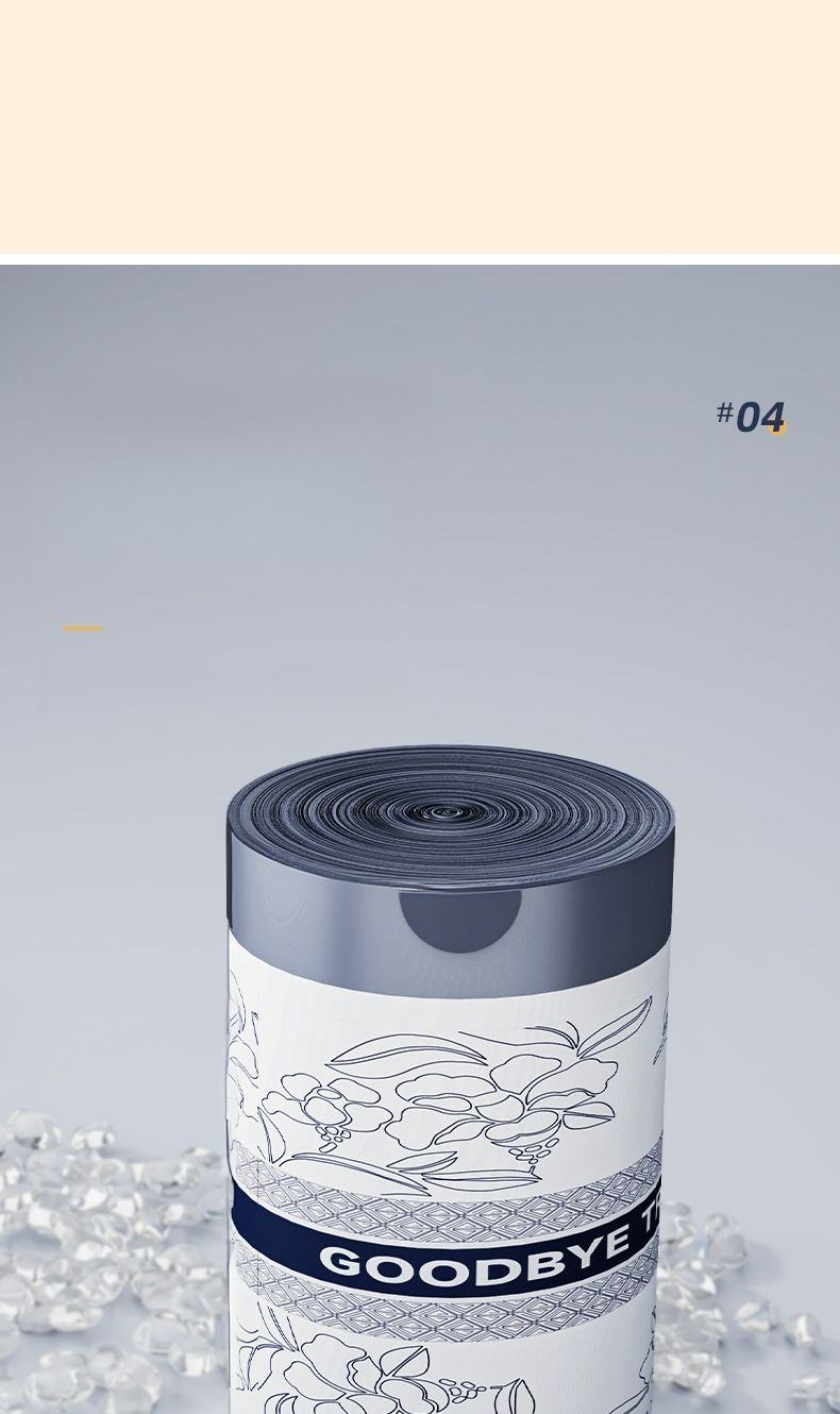 ACZT Glad ForceFlex Drawstring Bags - Tear-Resistant 20L-45L Value Pack For Kitchen_voghion.com