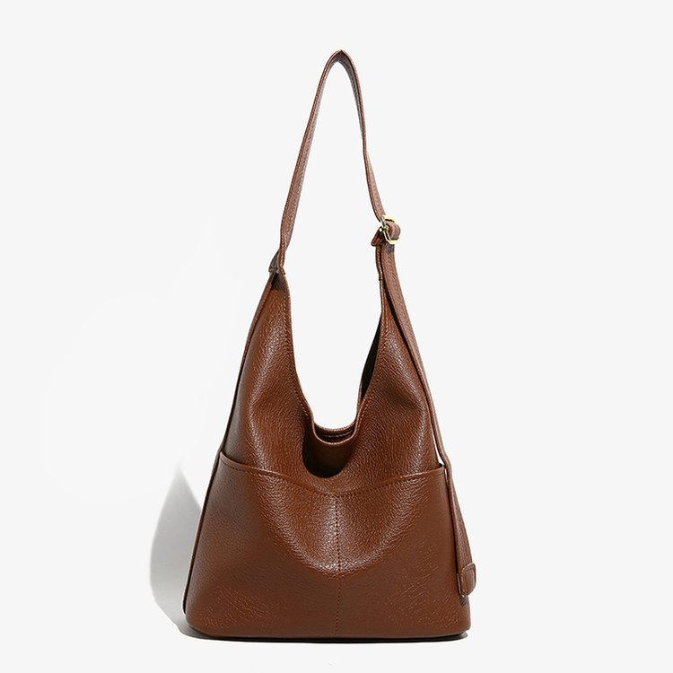 Sac sous les bras de grande capacité pour femmes 2024 hiver nouvelle mode décontractée simple et polyvalente populaire sac à bandoulière simple sac de banlieue simple_voghion.com