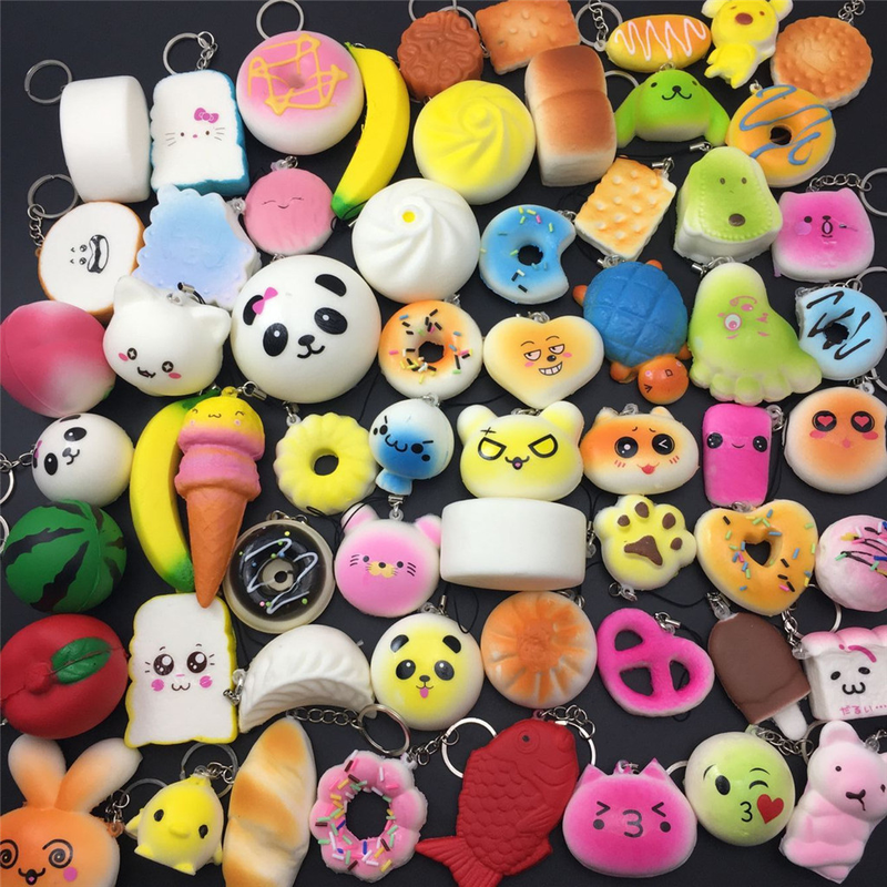 Copii interactive PU Cartoon Food Squishy lent în creștere jucării accesorii moale amuzant masă jucărie cel mai bun cadou pentru interior/exterior_voghion.com
