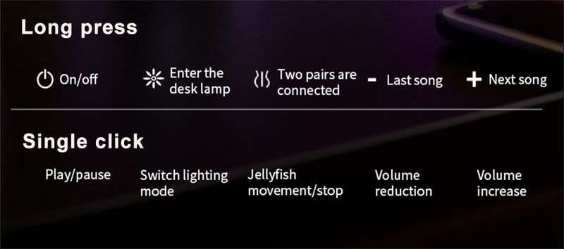 Farbenfroher Bluetooth-Lautsprecher mit 3D-HiFi-Stereo-LED-Display, Musik-, Sport- und Quallen-Sound, unterstützt TF-Karten für Zuhause und Büro_voghion.com