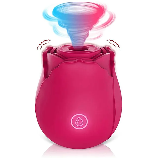 Sucking Vibrator Shape Rose Intimate Good Nipple Sucker Oral Licking Clitoris Stimulation Powerful adult_voghion.com