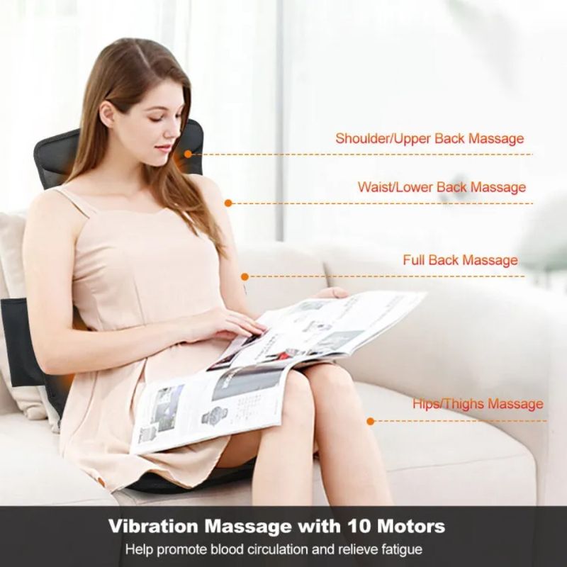 10 Body Massage Motors Vibration Mat With Foldable Full_voghion.com