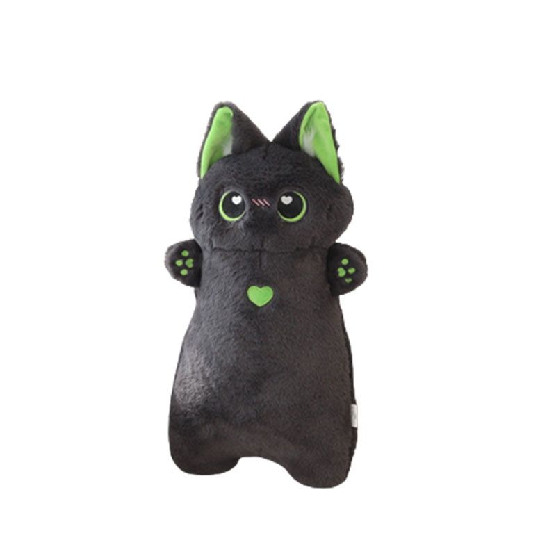 Peluche simpatico gatto siamese blu arancione mucca e maialino moccioso stili disponibili_voghion.com