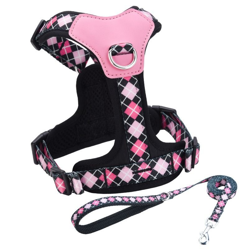 Set di guinzagli anti-fuga per cani in stile gilet, regolabili, riflettenti, per pettorine per animali domestici_voghion.com
