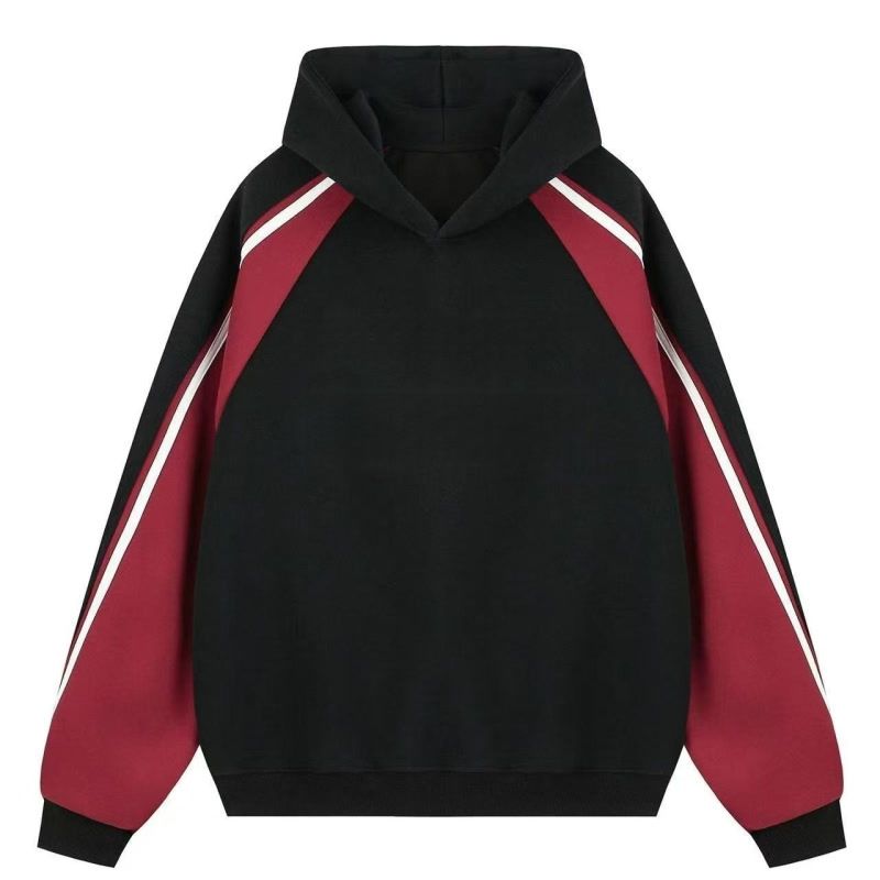 Felpa con cappuccio e spalle larghe, nuova collezione autunno e inverno_voghion.com