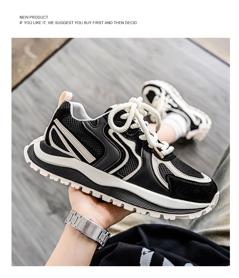Scarpe da ginnastica casual versatili traspiranti in mesh estive 2025 da uomo, con suola morbida, leggere, da corsa, per papà_voghion.com