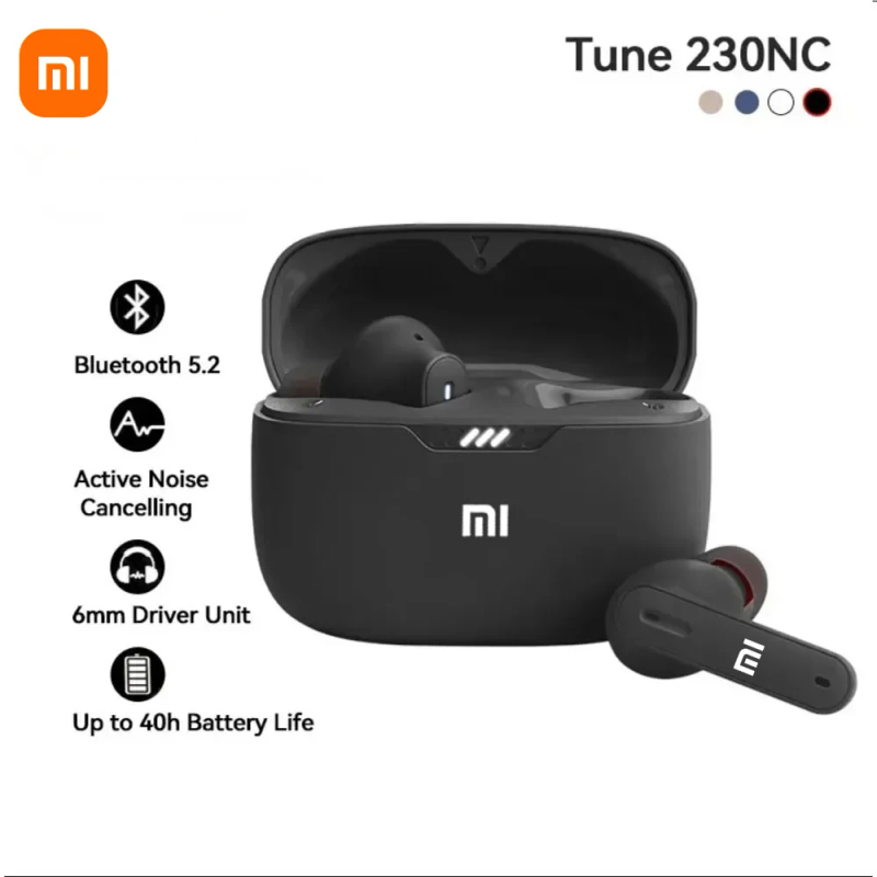 Xiaomi Tune 230NC Auricolari Bluetooth senza fili TWS con cancellazione del rumore Auricolari stereo per bassi puri Cuffie impermeabili Smart Sport_voghion.com