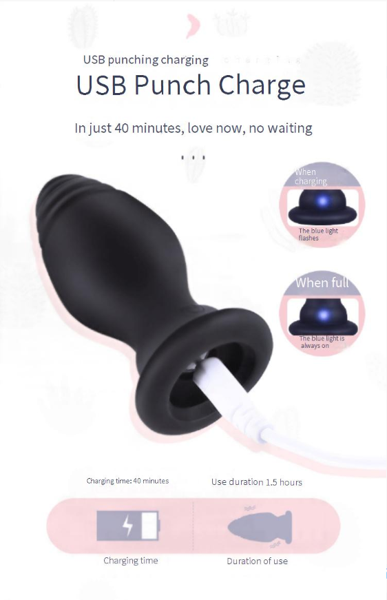 Sexprodukter MizzZee Fernbedienung Vibratioun Fuchsschwanz Analplug Alternativ Spillsaachen Sexspillsaachen fir Erwuessener_voghion.com