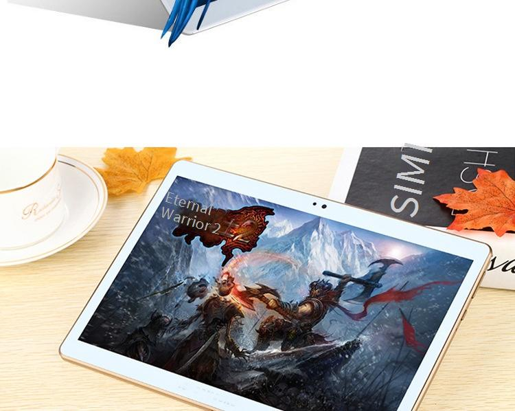 10,1-Zoll-Android-Tablet mit IPS-HD-Display, 3G-Telefonie, Dual-SIM, GPS, 1 GB RAM, 16 GB ROM, Bluetooth, Dual-Kamera – Weiß/Gold/Schwarz_voghion.com