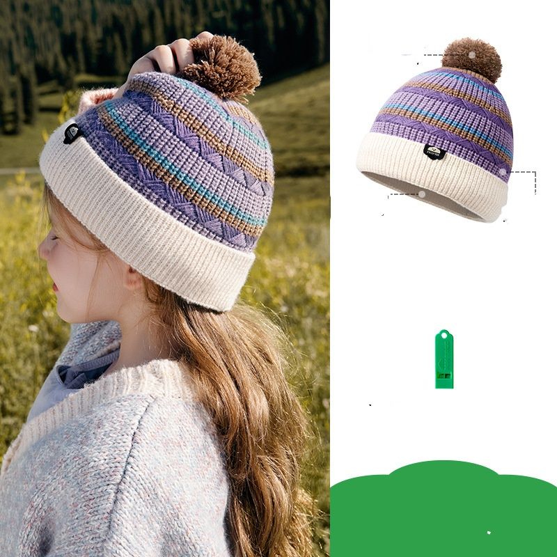 Kids' Winter Hat & Scarf Gloves Set – Warm Knit Beanie With Ear Flaps, Soft Fleece-Lined, Adjustable, Unisex For Boys & Girls_voghion.com