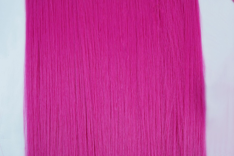 cross-border wigs, chemical fiber ponytail accessories, colorful long straight hair Velcro high temperature wire ponytails_voghion.com