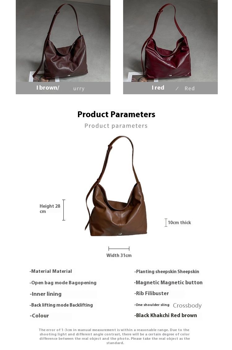 Leisure crossbody lare capacity veetable tanned 2024 new enuine leather shoulder tote ba, hih-end feelin armpit_voghion.com