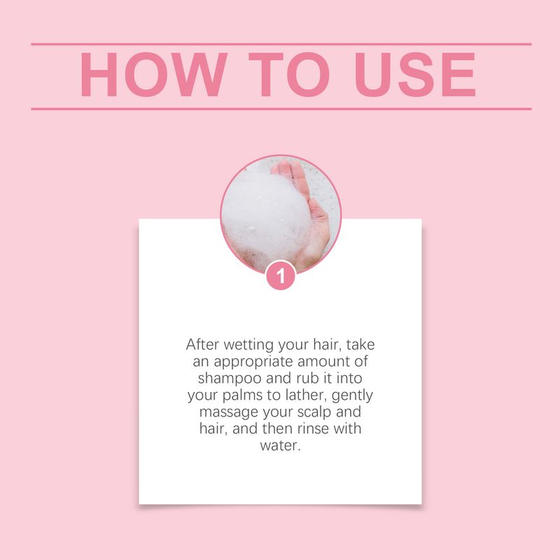 Anti-Haarausfall-Shampoo, Ölkontrolle, fördert Wachstum, Glanz, seidig, nährend, repariert Kopfhautschäden, Spliss, Glanz, glättendes Shampoo_voghion.com