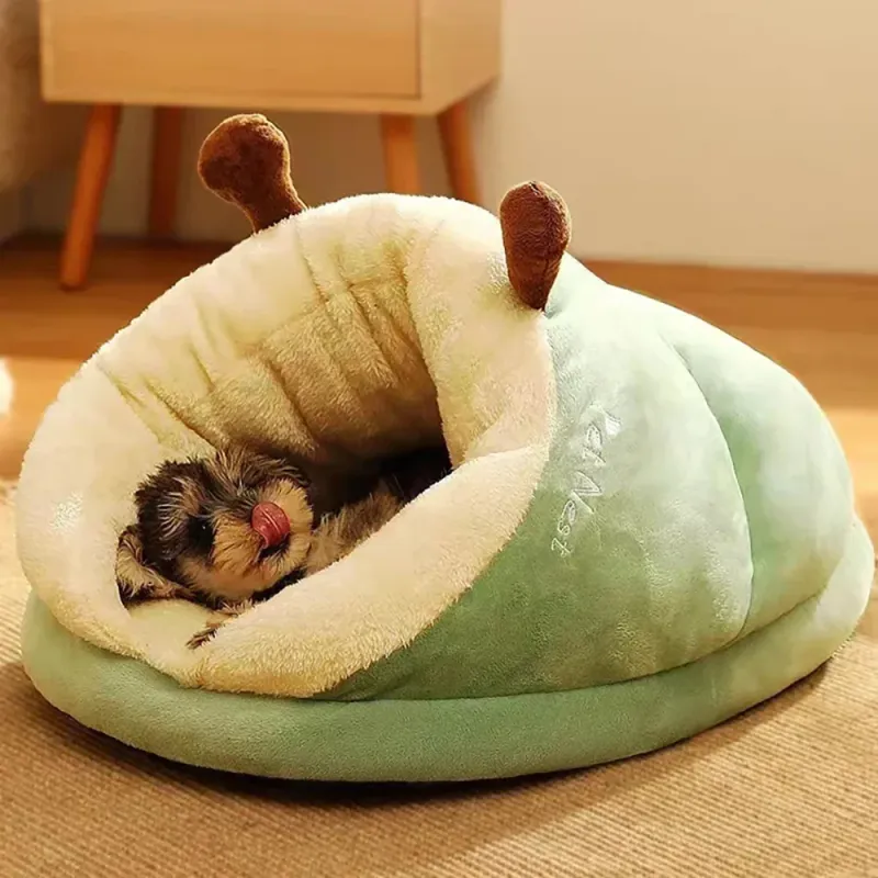 Divano letto morbido per cani, cuccia calda in peluche per cani di piccola e media taglia, nido accogliente per cuccioli, accessori per cani._voghion.com