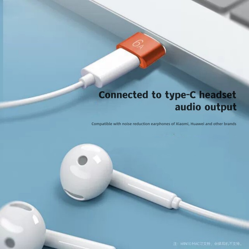 USB zu 6A Typ C OTG Adapter Typ C Buchse auf USB Stecker Konverter Schnelle Lade Datenübertragung F Laptop Buch OTG onverter harging_voghion.com