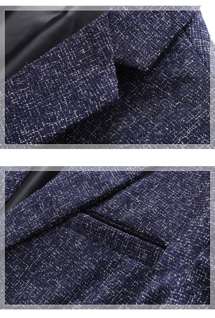 Men's Casual Suit Slim Back Split Jacket_voghion.com